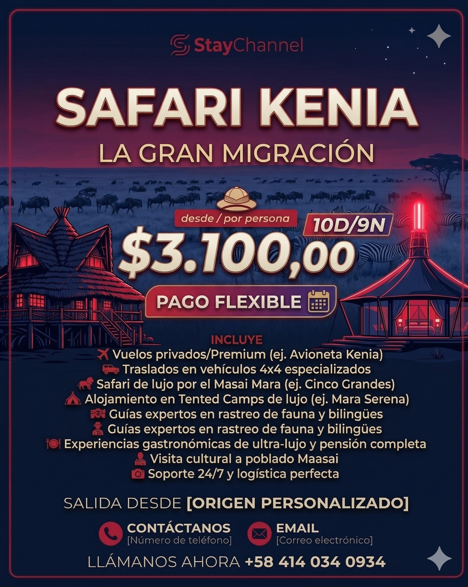 Safari en Kenia: La Gran Migración